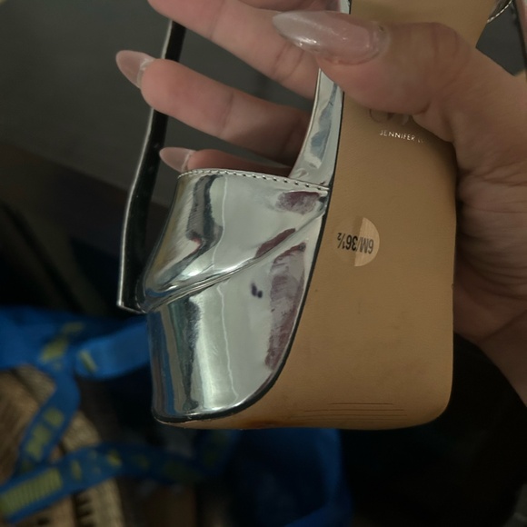 JLO Junnie Silver Sky High Platform Heels - Picture 5 of 5